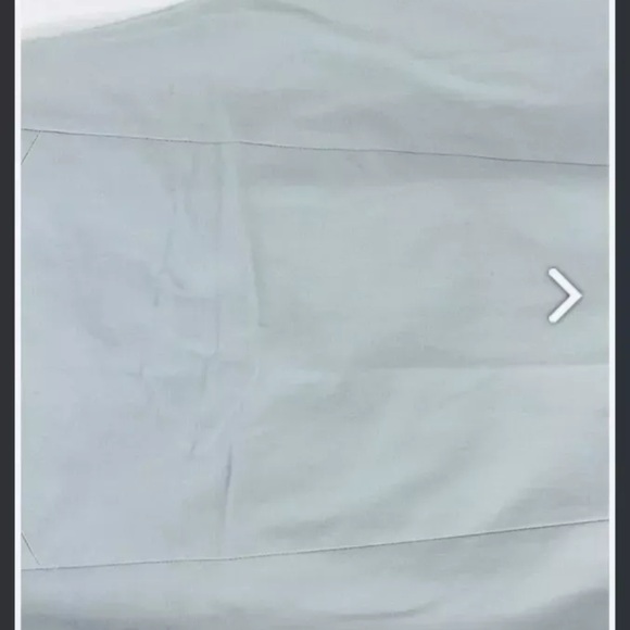 BANANA REPUBLIC Midi Ponte Sheath Dress V Neck Heather Light Blue Size 0 - NWT - Picture 9 of 12